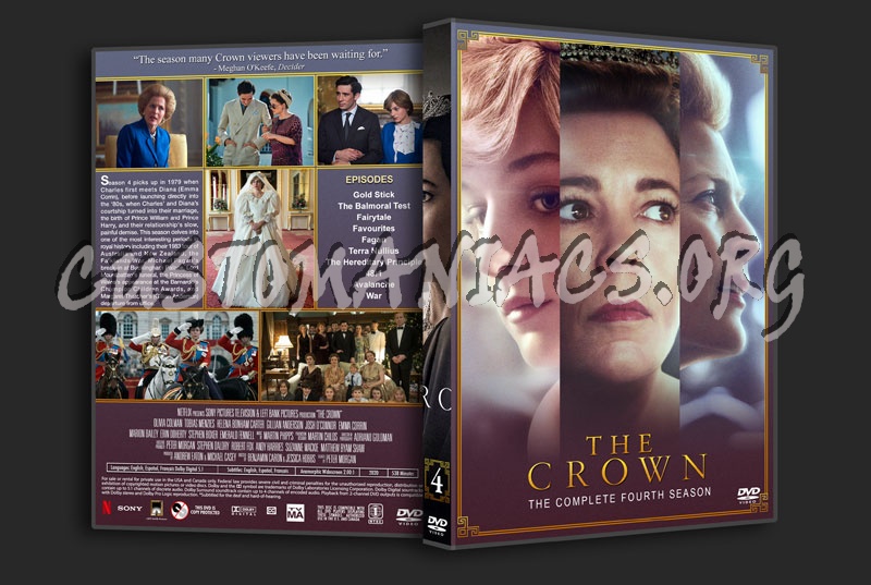 The Crown - The Complete Series (spanning spine) dvd cover