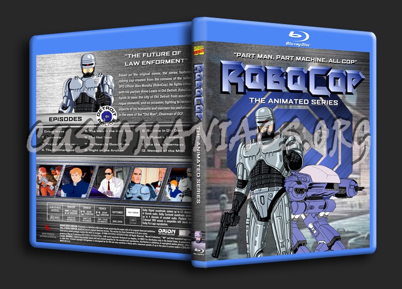 Robocop - The Complete Animated Series blu-ray cover