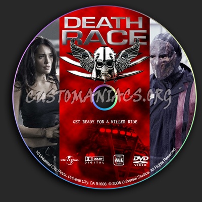 Death Race dvd label