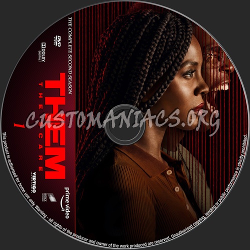Them Season 2 dvd label