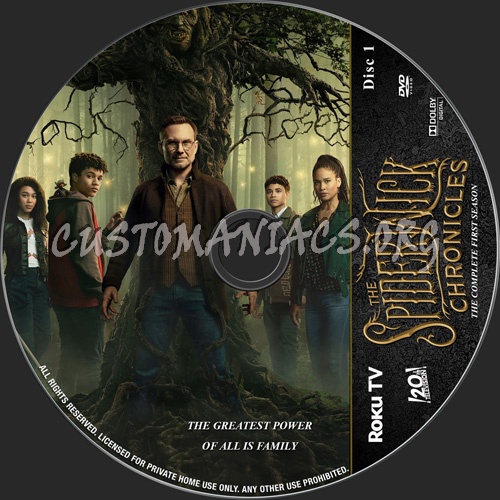 The Spiderwick Chronicles Season 1 dvd label