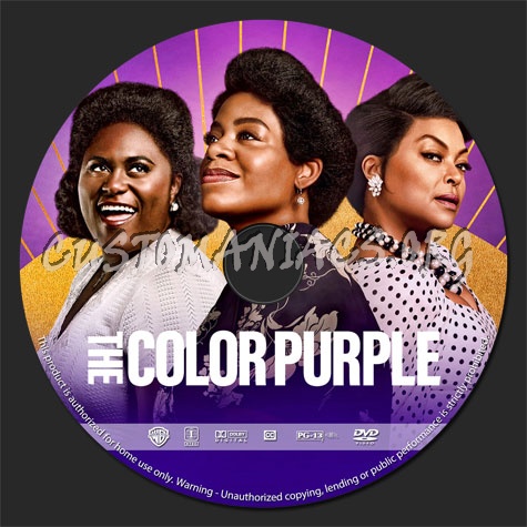 The Color Purple (2023) dvd label