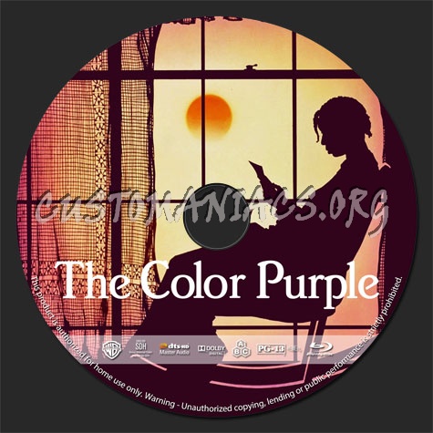 The Color Purple (1985) blu-ray label