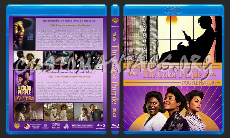 The Color Purple Double Feature blu-ray cover