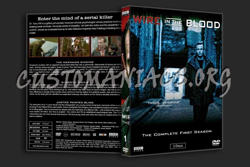 Wire in the Blood  - The Complete Series (spanning spine) dvd cover