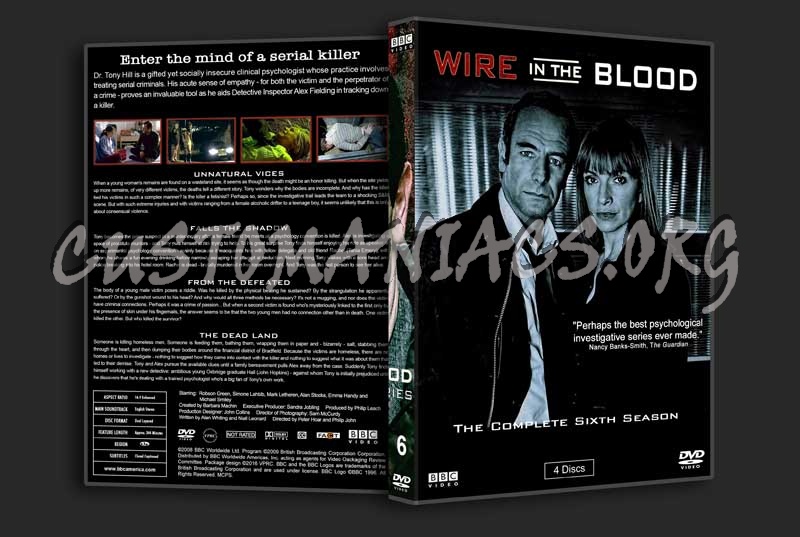 Wire in the Blood  - The Complete Series (spanning spine) dvd cover