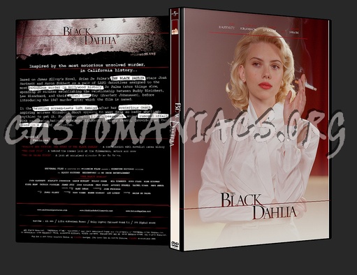 The Black Dahlia dvd cover