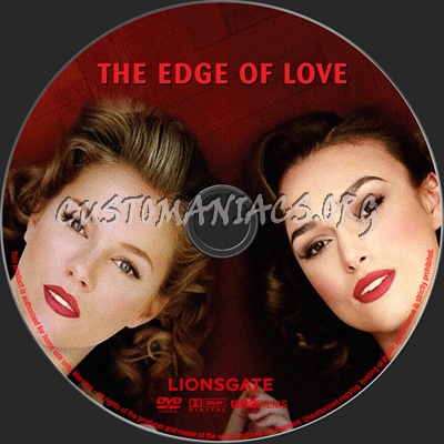 The Edge Of Love dvd label