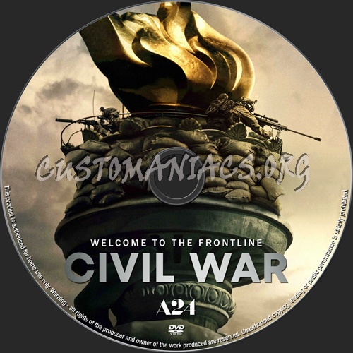 Civil War dvd label