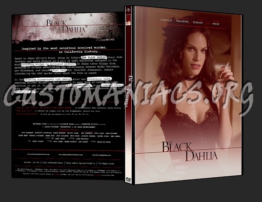 The Black Dahlia dvd cover