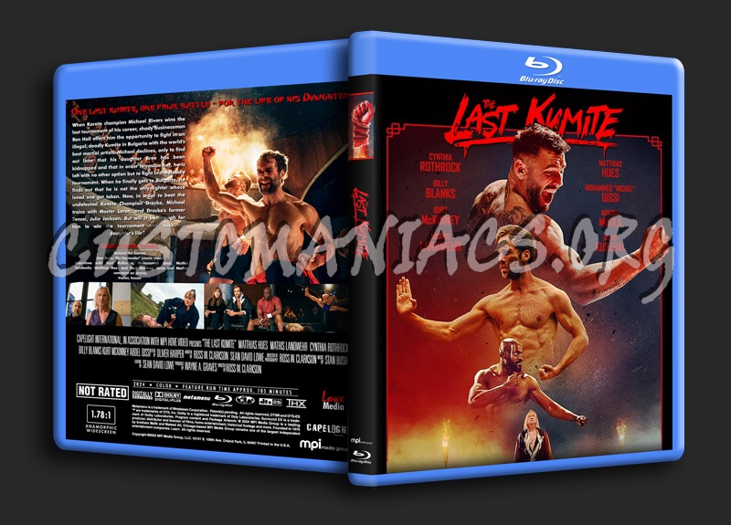 The Last Kumite blu-ray cover