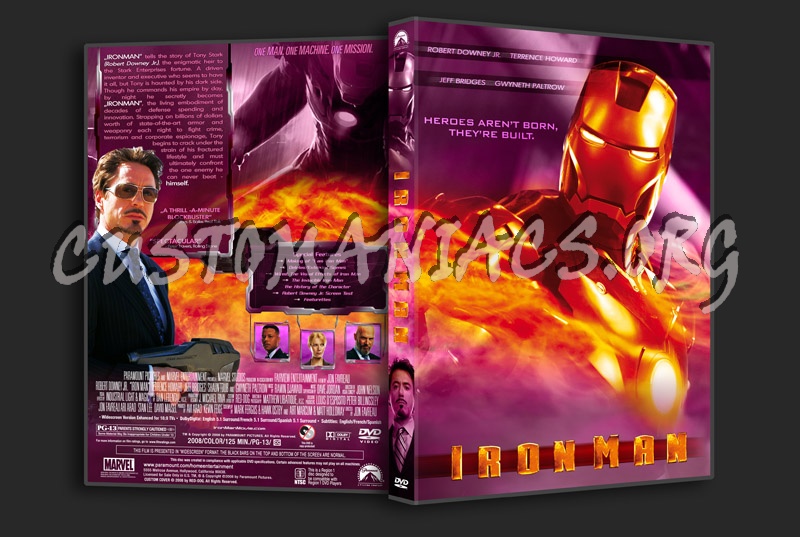 Iron Man dvd cover