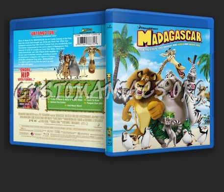 Madagascar blu-ray cover