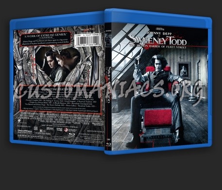 Sweeney Todd blu-ray cover