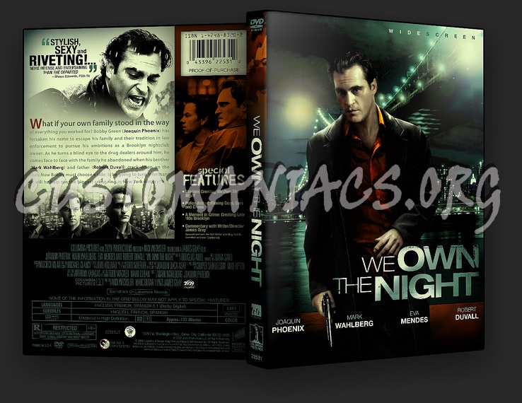 We Own The Night dvd cover