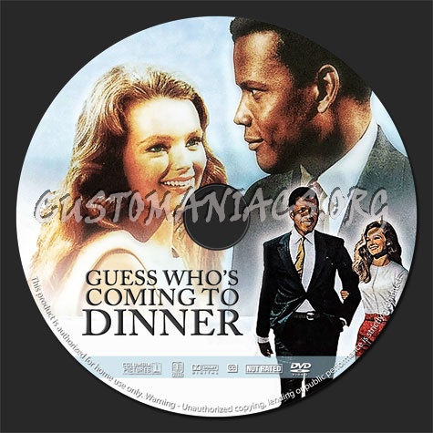 Guess Whos Coming to Dinner dvd label