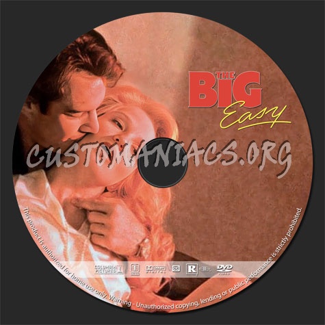The Big Easy dvd label