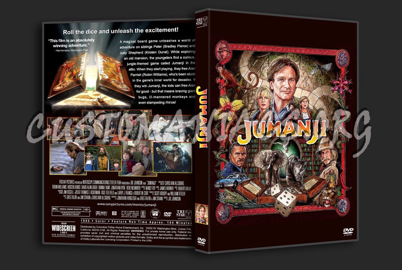 Jumanji (1995) dvd cover