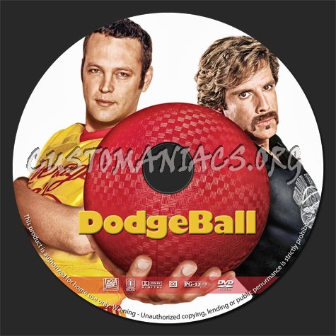 Dodgeball dvd label
