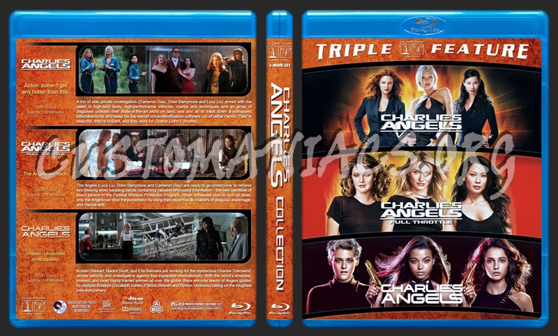 Charlies Angels Collection blu-ray cover