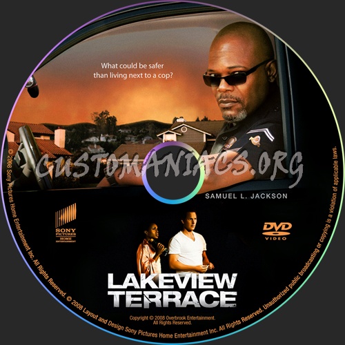 Lakeview Terrace dvd label