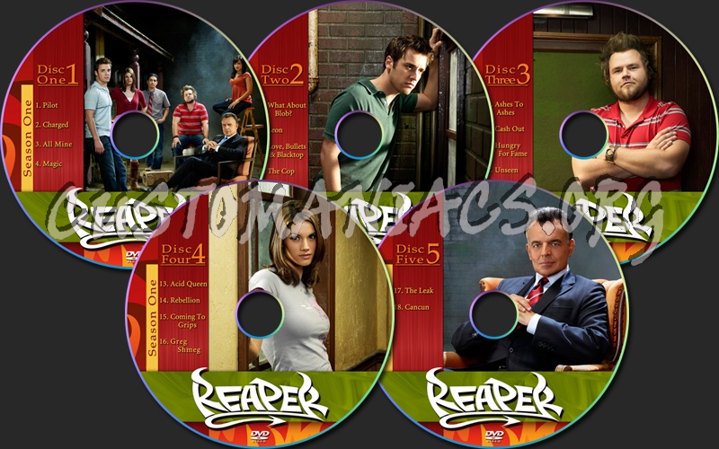 Reaper season one dvd label