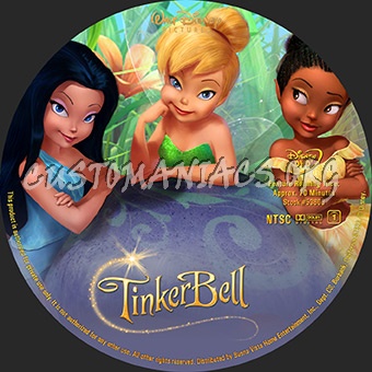 Tinker Bell dvd label