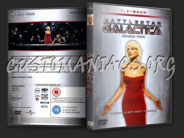 Battlestar Galactica Season 4 dvd cover