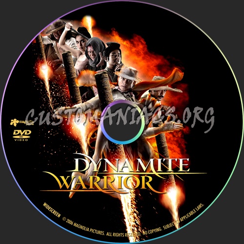 Dynamite Warrior dvd label