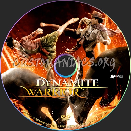 Dynamite Warrior dvd label