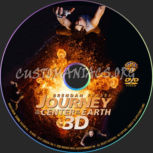 Journey to the Center of the Earth dvd label