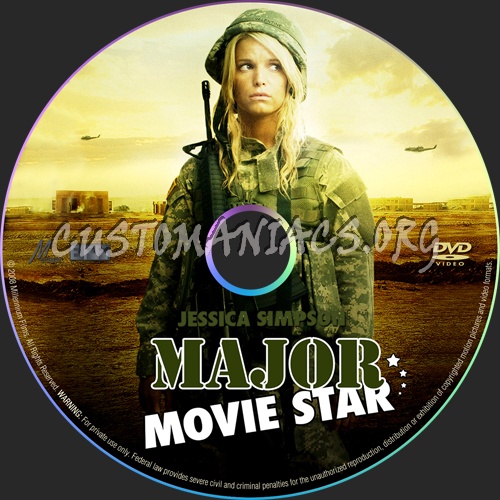Major Movie Star dvd label