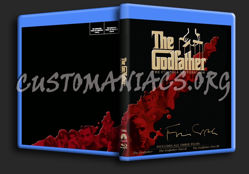 The Godfather Trilogy blu-ray cover