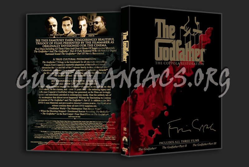 The Godfather Trilogy dvd cover