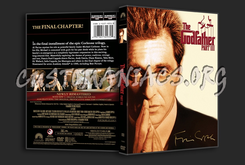 The Godfather Part 3 dvd cover