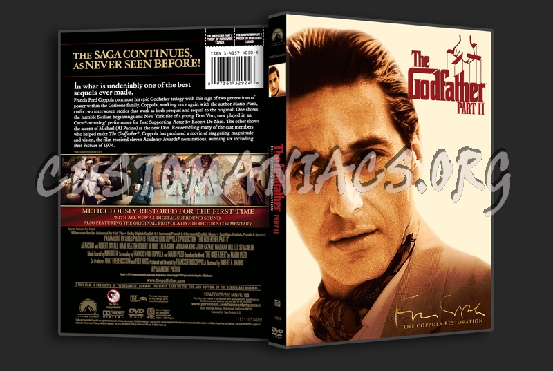 The Godfather Part 2 dvd cover