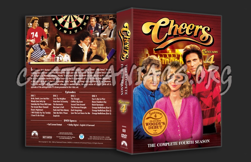 Cheers Season 4 dvd cover