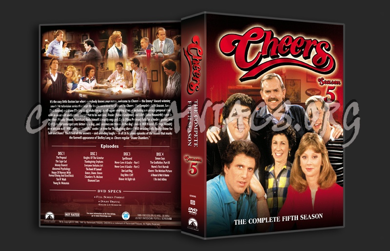 Cheers Season 5 dvd cover