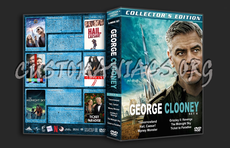 George Clooney Collection - Set 6 dvd cover