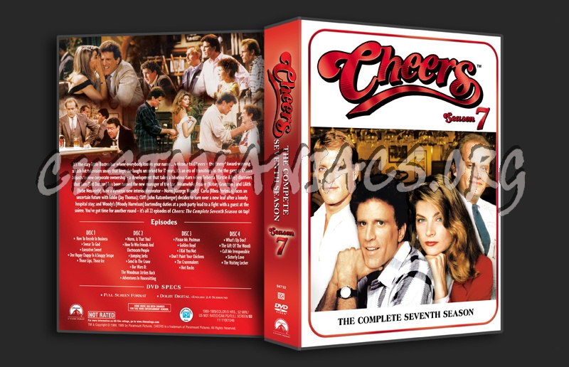 Cheers Season 7 dvd cover