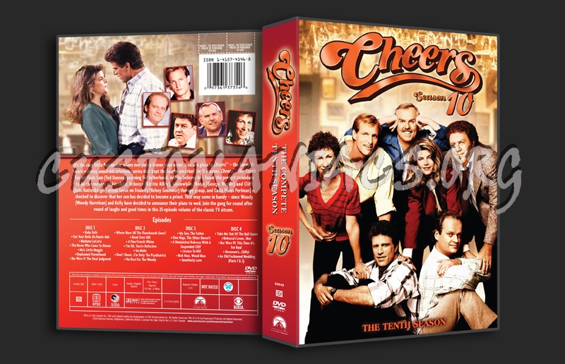 Cheers Season 10 dvd cover