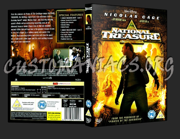 National Treasure dvd cover
