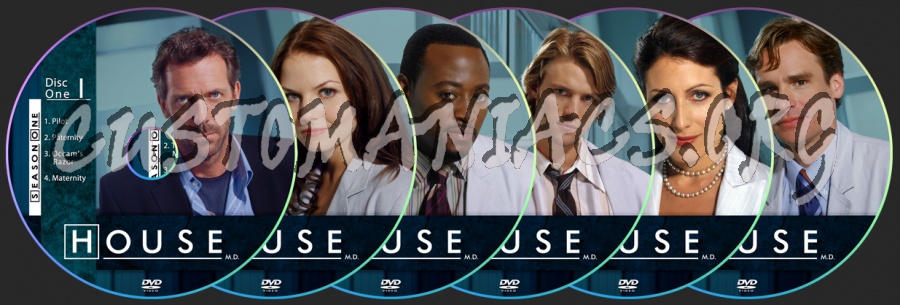 House MD dvd label