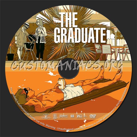 The Graduate (1967) dvd label