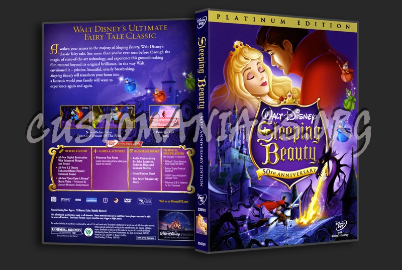 Sleeping Beauty  ( 50th Anniversary  Platinum Edition ) dvd cover
