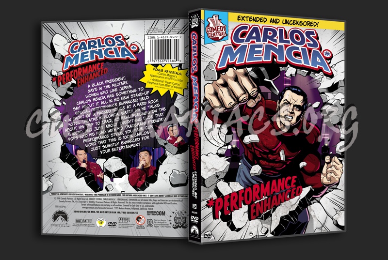 Carlos Mencia Performance Enhanced dvd cover