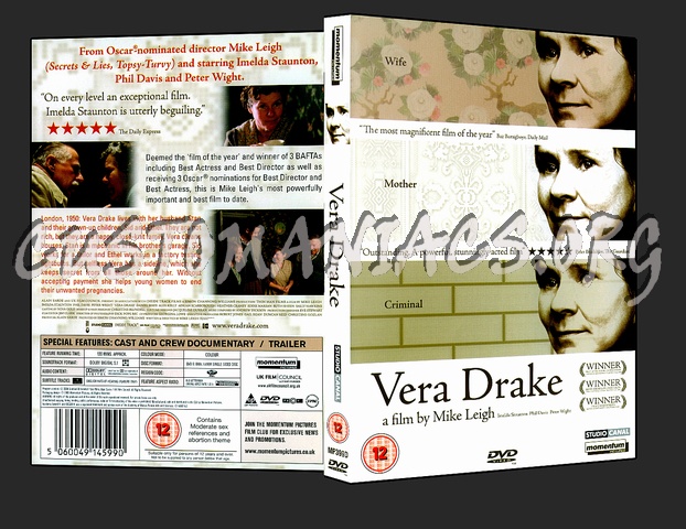 Vera Drake dvd cover