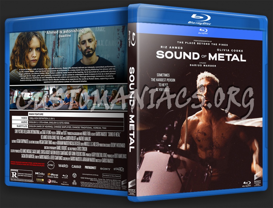 Sound of Metal blu-ray cover