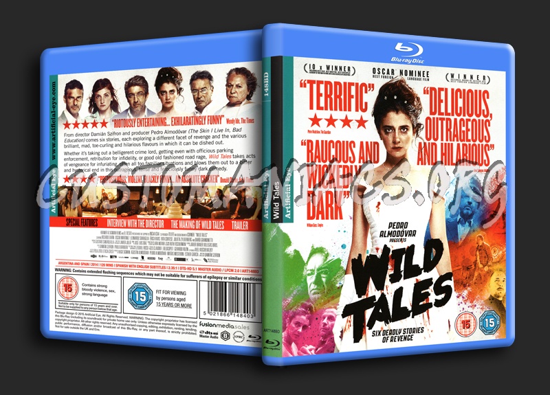 Wild Tales (Relatos salvajes) blu-ray cover