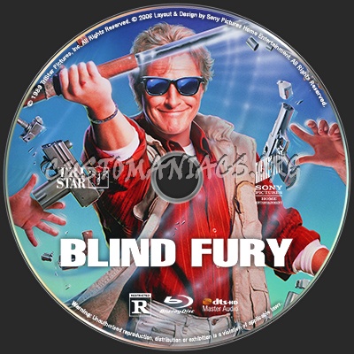 Blind Fury (1989) blu-ray label